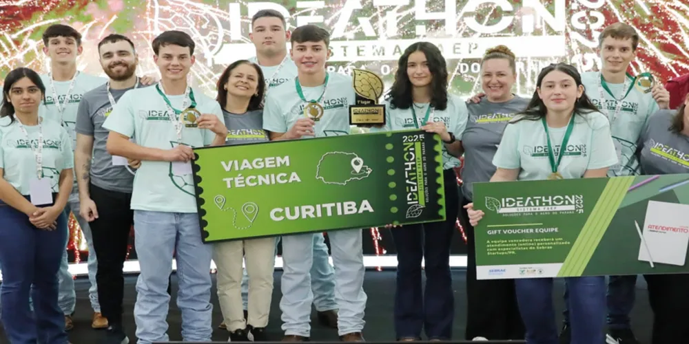 Jovens de colégios agrícolas estaduais de diferentes regiões integram equipes coletivas para estruturar projetos viáveis e inovadores durante as etapas regionais do Ideathon 2026
