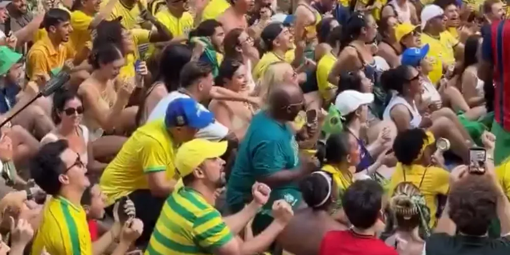Brasileiros transformam remada viking em "Créu" nos EUA