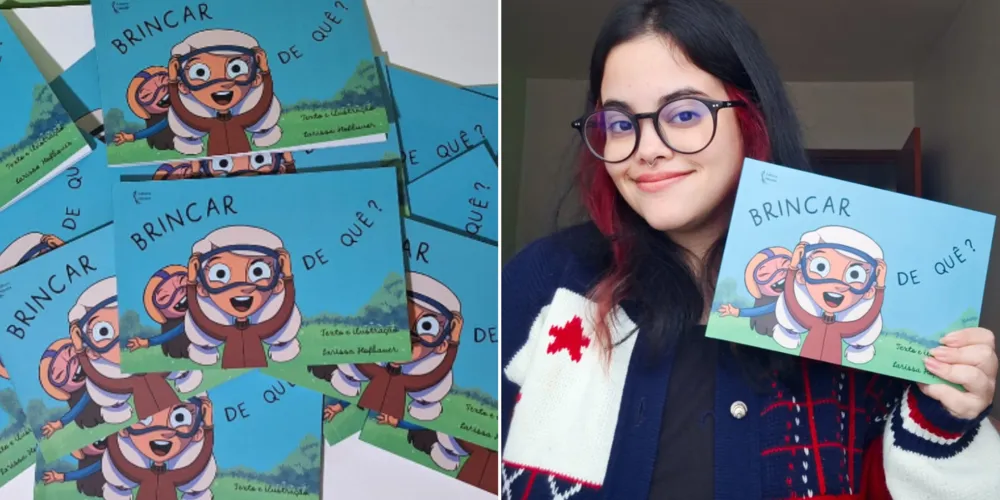 A obra foi produzida pela jornalista, ilustradora e escritora Larissa Hofbauer