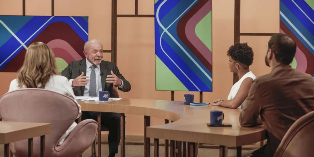 Lula em entrevista ao programa Sem Censura, da TV Brasil