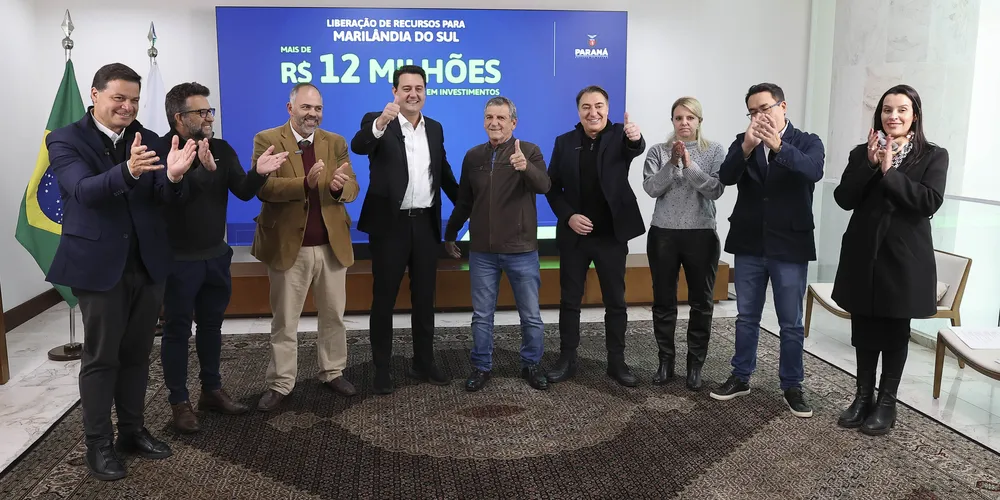 Liberação de recursos para Marilândia do Sul