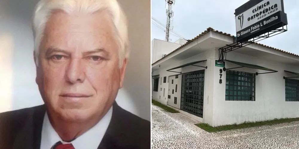 O médico Glauco Fábio Lisboa Bonilha foi encontrado morto dentro de sua clínica no bairro Nova Rússia