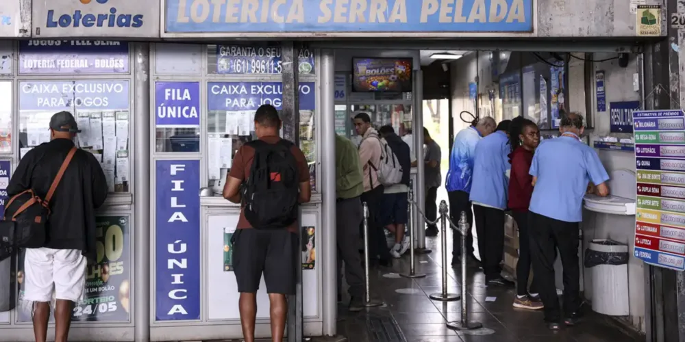 Apostas podem ser feitas presencialmente e pela internet