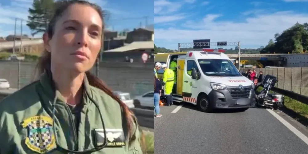 O motociclista morreu ainda na BR-277