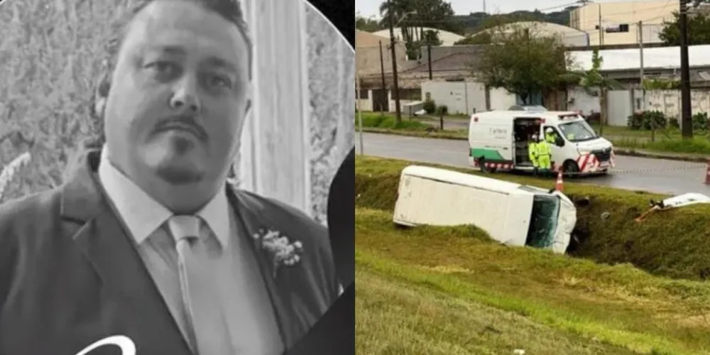 Morte do motorista após van cair em ribanceira causou comoção
