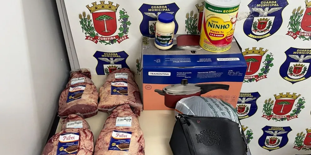 Picanhas e demais itens furtados foram recuperados e apresentados pela Guarda Municipal