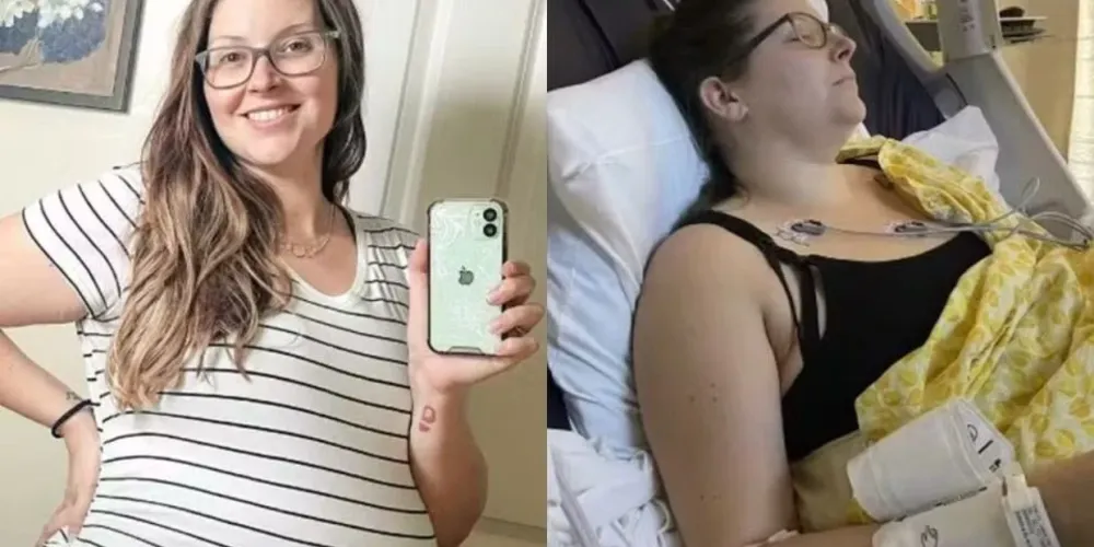 Jaycie Conley tinha 33 anos quando sofreu três AVCs após sessão de quiropraxia