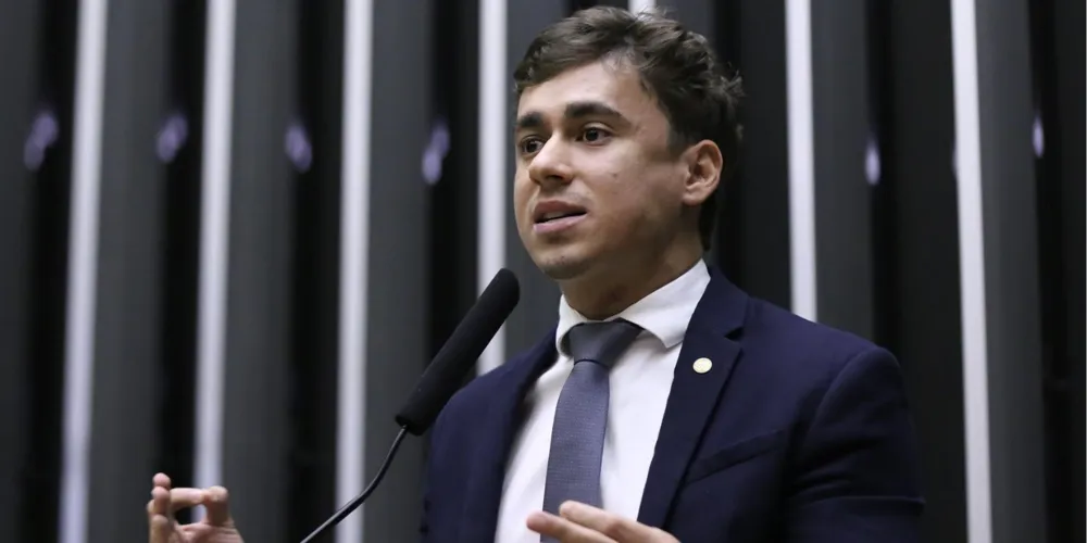 O deputado federal Nikolas Ferreira (PL)