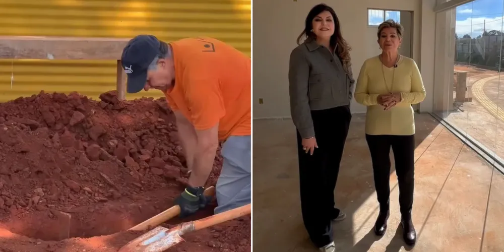 Prefeita Elizabeth Schmidt visitou as obras