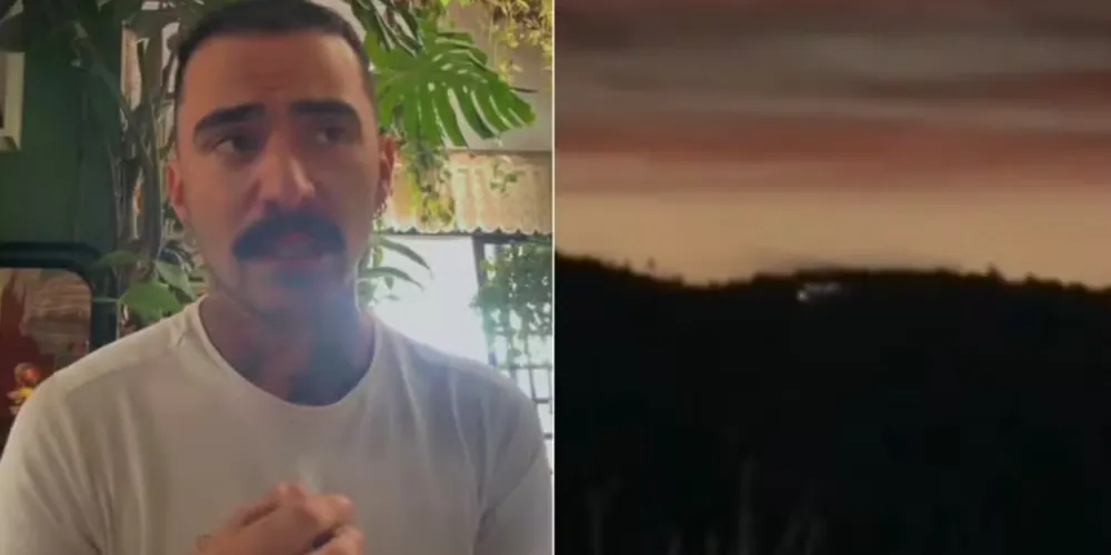 O influenciador compartilhou os registros