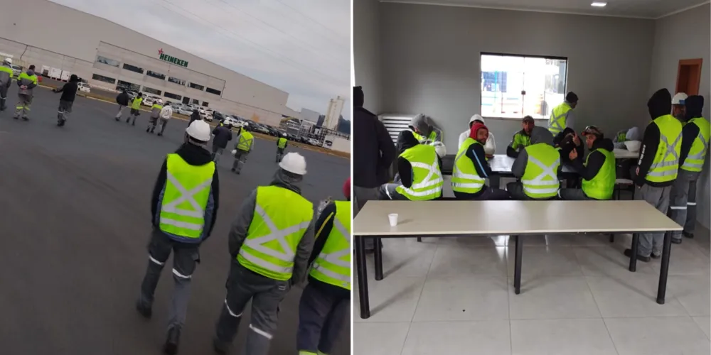 A paralisação foi organizada como forma de pressionar a empresa