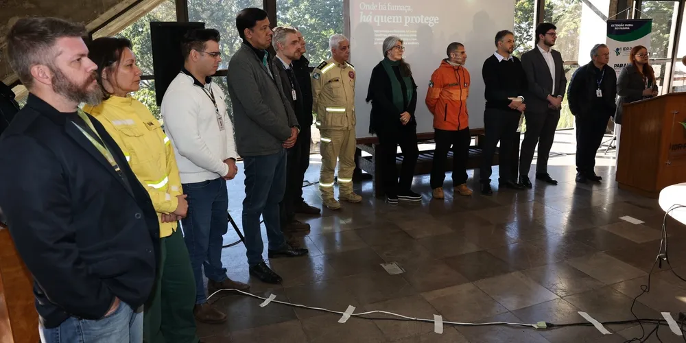 Lançamento oficial da 6ª Campanha de Prevenção a Incêndios Florestais reúne autoridades rurais, ambientais e de segurança na sede do IDR-Paraná