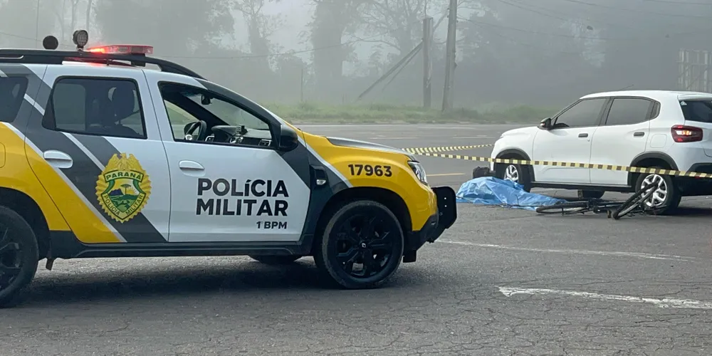 Conforme avaliação inicial das equipes, o ciclista sofreu traumatismo cranioencefálico com a colisão