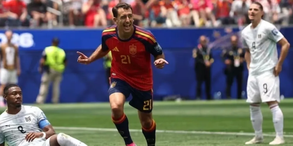 Oyarzabal marcou pela Espanha contra Áustria na Copa do Mundo 2026