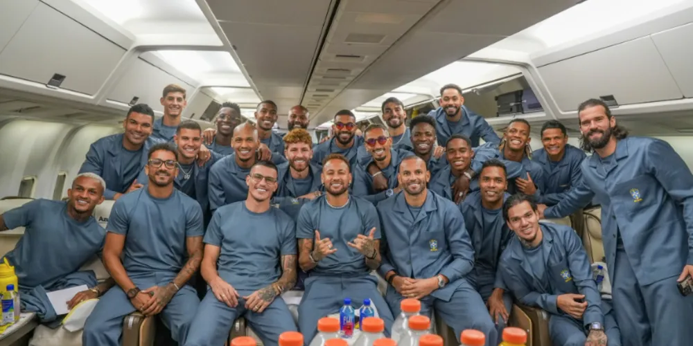 Seleção Brasileira embarcou para os Estados Unidos