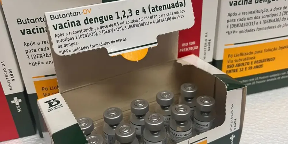 As pessoas vacinadas estão protegidas contra a dengue