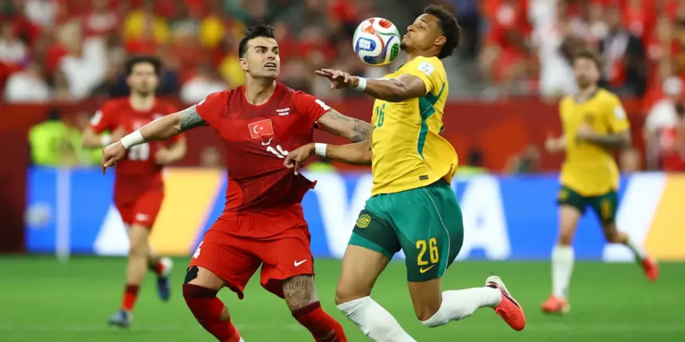 No último jogo do dia, a seleção da Austrália venceu a Turquia