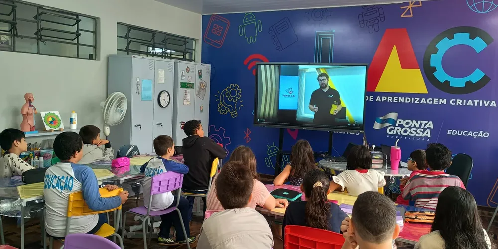 A produção do Vamos Ler foi a base para os estudos da classe