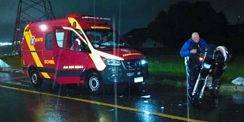 Apesar das escoriações e do impacto, a vítima recusou o encaminhamento ao hospital