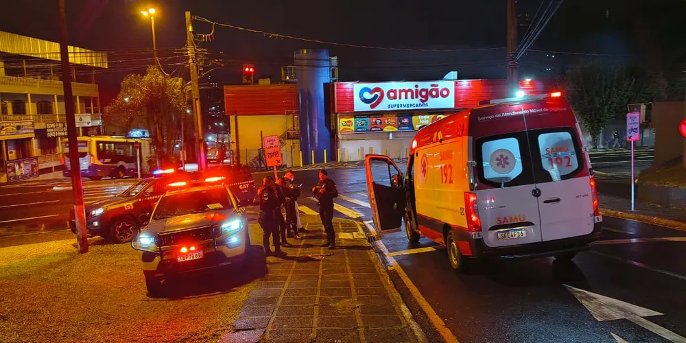 A ocorrência mobilizou Serviço de Atendimento Móvel de Urgência (Samu), além de viaturas da Guarda Municipal e da Polícia Militar