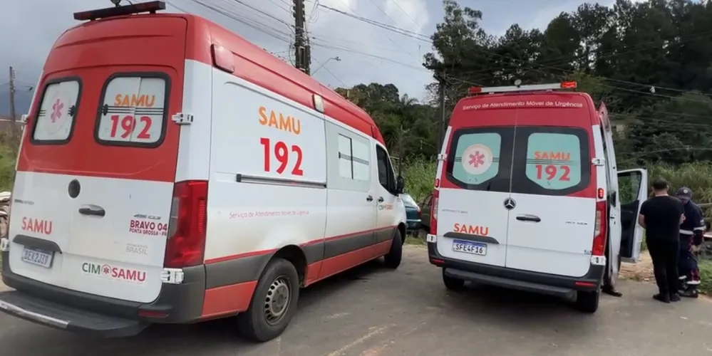 Equipes do Serviço de Atendimento Móvel de Urgência (SAMU) foram mobilizadas para atender a situação