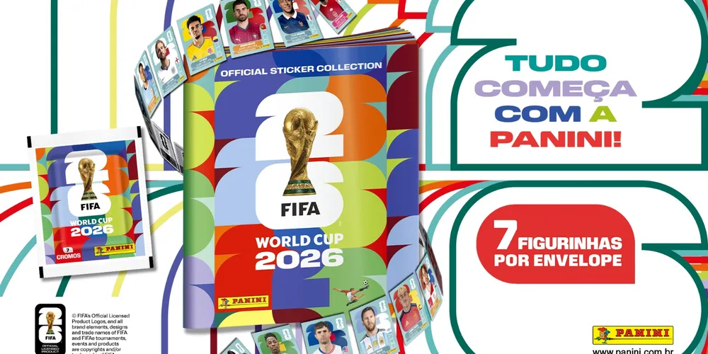 O Cartão de Todos lançou a venda oficial do álbum e das figurinhas da Copa do Mundo