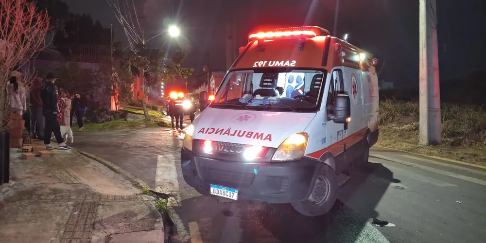 A vítima foi encaminhada com urgência ao Hospital Regional