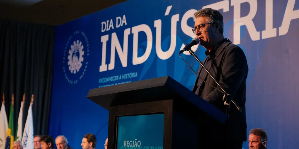 Julio Küller participou do evento da Fiep, realizado no Italiano Centro de Eventos