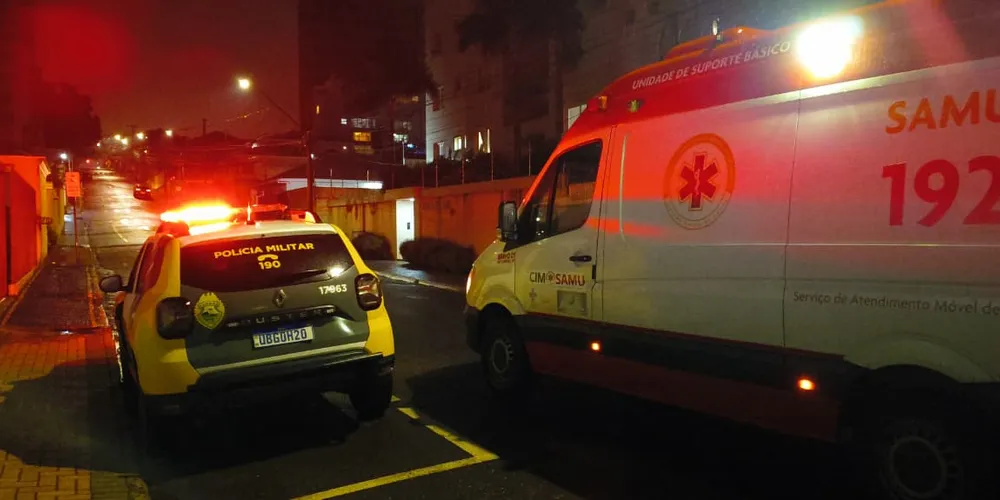 Equipes da Polícia Militar e do Serviço de Atendimento Móvel de Urgência (Samu) foram acionadas para prestar atendimento na ocorrência