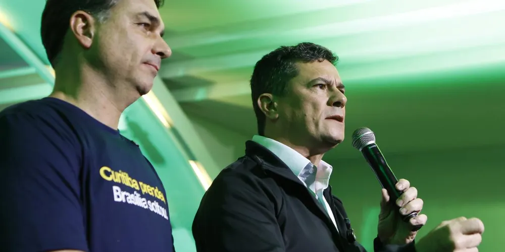 Durante o evento do PL em Curitiba nesta sexta-feira (29), Moro destacou o crescimento da legenda no Paraná