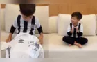 Menino curitibano que ficou sem autógrafo de Neymar recebe camisa autografada; veja vídeo