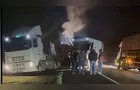 Congestionamento de 1 km é registrado após acidente na BR-277 em Palmeira