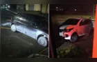 Tentativa de ultrapassagem termina em acidente envolvendo três carros em PG