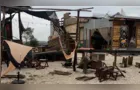 Temporal destrói estrutura de gastrobar em Ponta Grossa