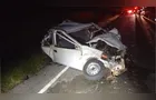 Motorista morre em acidente com carro e caminhões em Piraí do Sul
