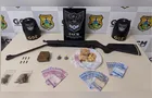 Suspeito foge e abandona drogas e arma em Ponta Grossa
