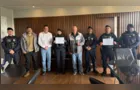 Castro entrega certificado de honra para a Guarda Municipal