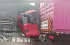 Motorista fica ferido em colisão entre carretas na BR-277 em Morretes