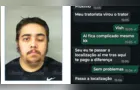 Imagem mostra suposta conversa entre motoboy e cliente antes de morte em PG