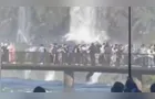 Turista pula nas águas das Cataratas do Iguaçu para recuperar celular; veja vídeo