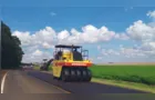 DER recupera pavimento de rodovia entre Castro e Tibagi