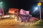 Batida entre trem e caminhão em Jandaia do Sul deixa maquinista ferido