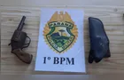 Simulacro de revólver é encontrado em via pública em Palmeira