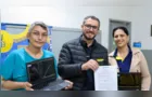 Ipiranga entrega kit tecnológico à Escola João Leonel Denck