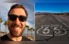 Fred Petla inicia etapa da aventura e percorre a histórica Rota 66 nos Estados Unidos