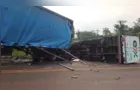 Acidente entre dois caminhões na PR-545 mata quatro pessoas em Londrina