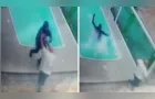 Morador reage a assalto e joga criminoso na piscina em Santa Catarina
