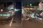 Condutor de fusca morre em acidente com ônibus na PR-239 em Assis Chateaubriand