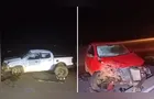 Motoristas ficam gravemente feridos em acidente na PRC-466 em Turvo