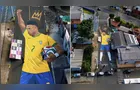 Vinícius Jr. ganha linda homenagem em pintura de rua; veja vídeo